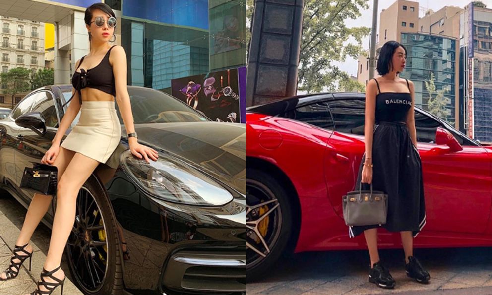 'Hot mom' Cún Bông từng khoe dàn xe đắt tiền trước khi bị bắt: Có cả Ferrari, Porsche, trị giá ước tính hàng chục tỷ đồng