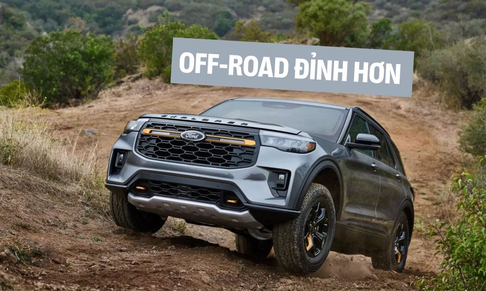Ford Explorer 2026 thêm bản 'off-road đỉnh nhất từ trước đến nay': Ngoại hình hầm hố hơn, một loạt 'đồ chơi' quăng quật địa hình, mạnh tới 400 mã lực