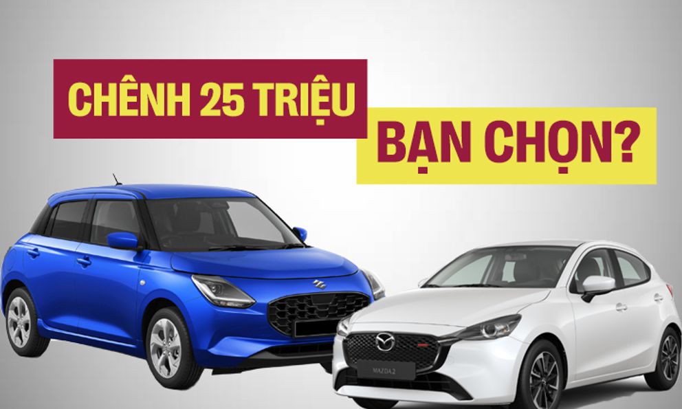 Chọn Suzuki Swift hay Mazda2 cho chị em với mức chênh 25 triệu đồng, bảng này sẽ giúp bạn tham khảo để dễ đưa ra quyết định