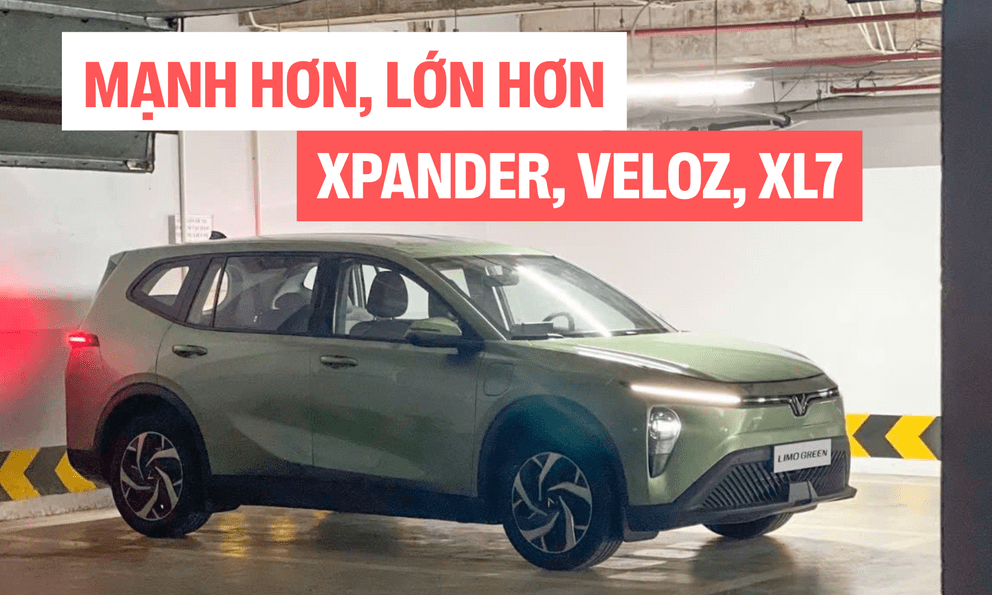 Chốt thông số VinFast Limo Green, đấu Xpander bằng động cơ điện mạnh 201 mã lực, chạy 450km/sạc, kích thước lớn hơn