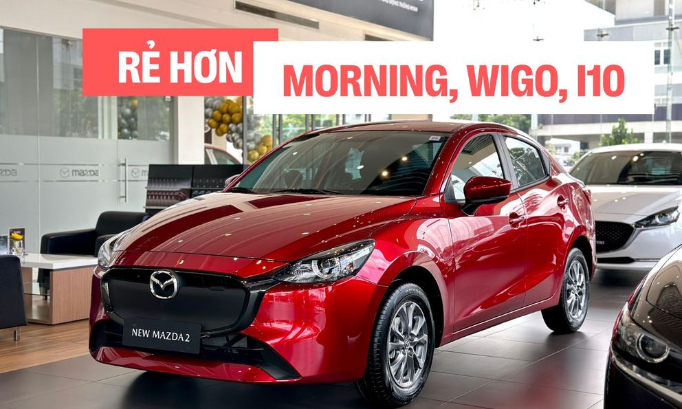 Mazda2 giảm còn 403 triệu đồng, giá thực tế thấp hơn cả Hyundai Grand i10 tiêu chuẩn