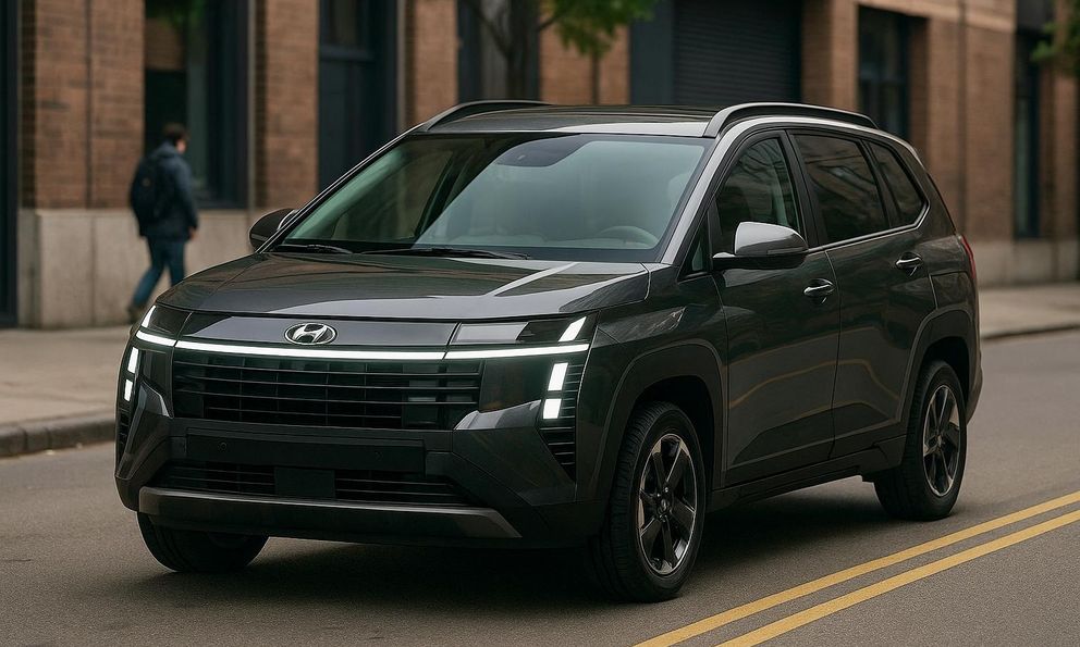 Hyundai Stargazer 2025 có ảnh chính thức đầu tiên: Thiết kế mới góc cạnh hơn, dễ ra mắt ngay tháng này cạnh tranh Xpander