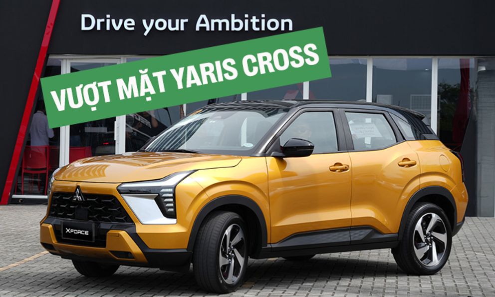 Mitsubishi Xforce bán nhiều đột biến: Vượt Toyota Yaris Cross sau 3 tháng, lần đầu trên 1.000 xe/tháng trong 2025