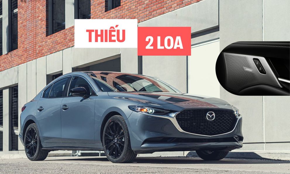 Một chủ xe Mazda3 đâm đơn kiện vì phát hiện xe thiếu 2 loa so với công bố