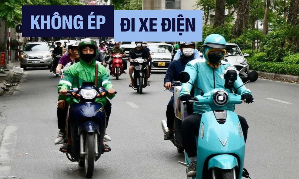 ‘Cấm xe máy xăng không đồng nghĩa với bắt phải đi xe điện’
