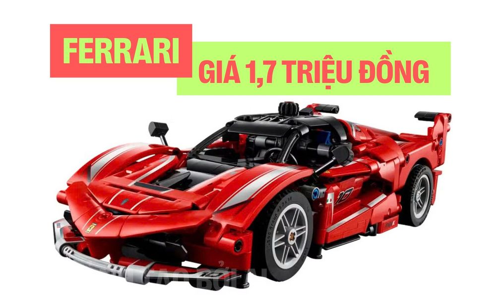 Đây là siêu xe Ferrari mà bạn có thể mua được: Giá quy đổi chỉ 1,7 triệu đồng, gần 900 chi tiết, bán ra ngay tuần này