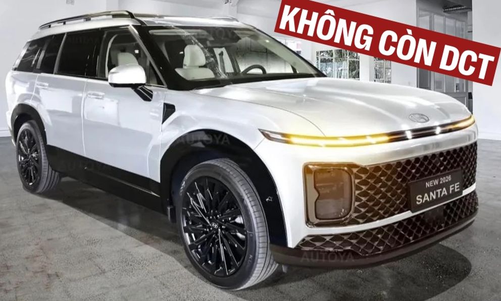 Hyundai Santa Fe 2027 có thay đổi quan trọng: Bỏ hộp số DCT, tinh chỉnh thiết kế đậm chất Land Rover hơn, chưa rõ có 'vuốt' lại đuôi không