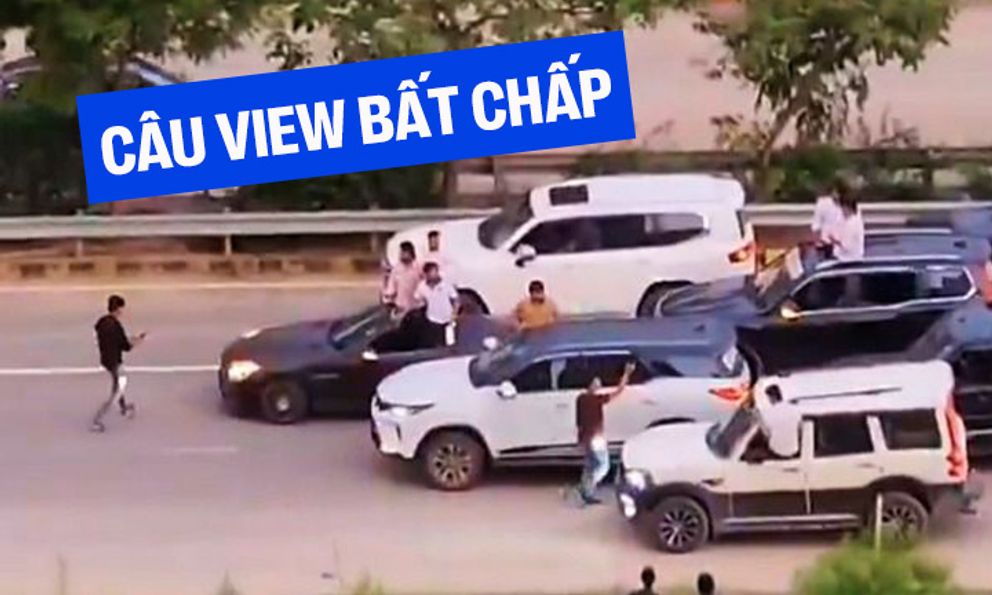 'Giang hồ mạng' xứ tỷ dân dàn hơn 20 xe sang chặn kín cao tốc chỉ để... quay 'tóp tóp'
