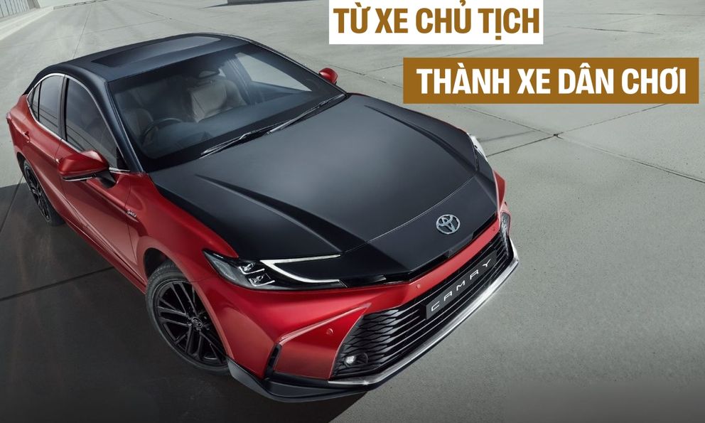 Toyota Camry từ 'xe chủ tịch' thành 'xe dân chơi': Bổ sung bản mới bắt mắt hơn, thêm tiện nghi mà giá không đổi