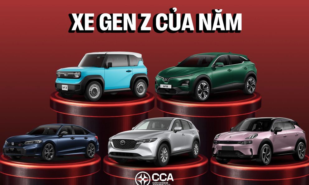 “Xe Gen Z của năm” tại Car Choice Awards 2025: Chọn Civic, LC 06, CX-5, VF 3 hay VF 6?