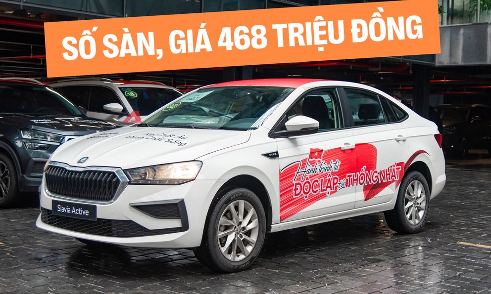 Chi tiết Skoda Slavia Active: Giá 468 triệu, bản thấp nhất dùng số sàn cho người chạy dịch vụ nhưng đủ 6 túi khí, màn hình cảm ứng
