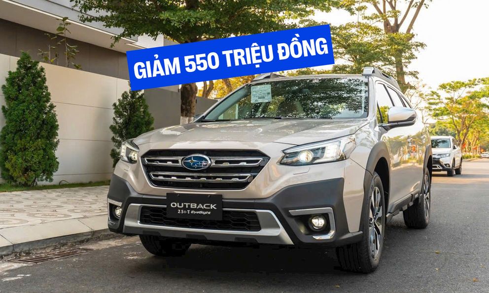 Subaru Outback giảm tới 550 triệu đồng tại đại lý: Giá thực tế chưa tới 1,6 tỷ, vẫn chỉ tương đương Palisade bản giữa dù to ngang Santa Fe