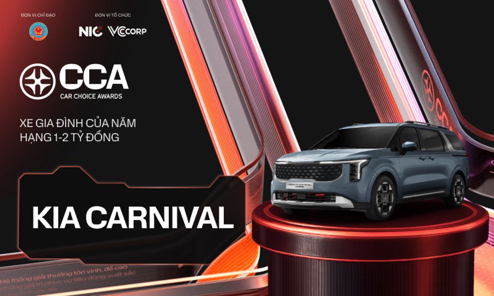 Kia Carnival vượt CR-V, Santa Fe, Everest, Kodiaq trở thành ‘Xe Gia đình của năm Hạng 1-2 tỷ đồng’
