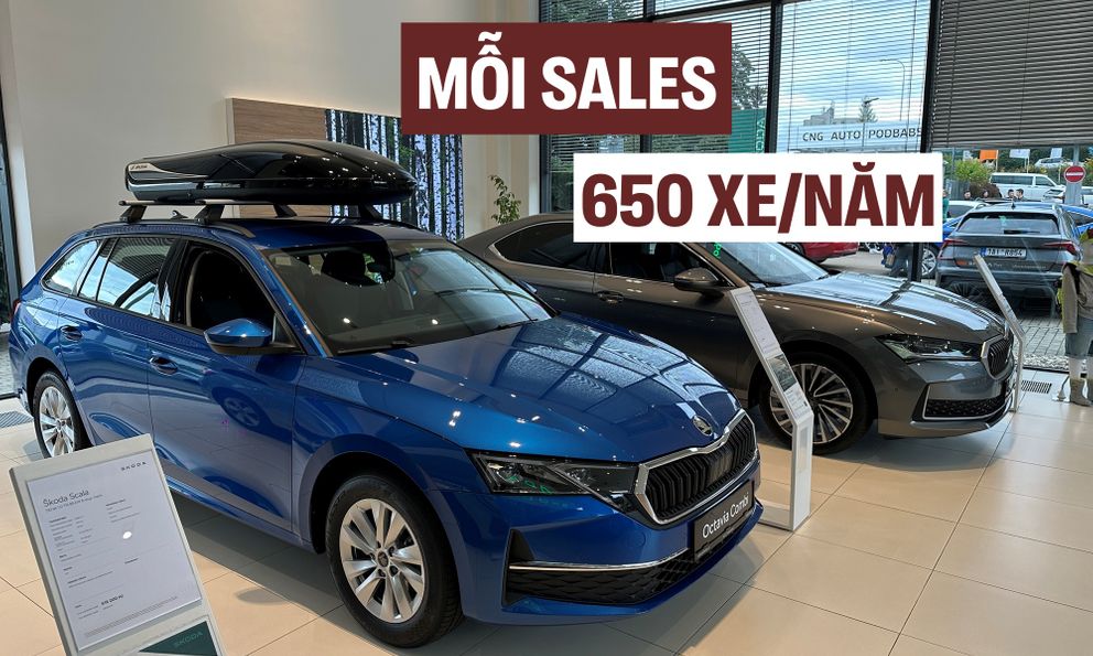 1 đại lý Skoda chỉ cần 2 sales cũng bán được 1.300 xe/năm!
