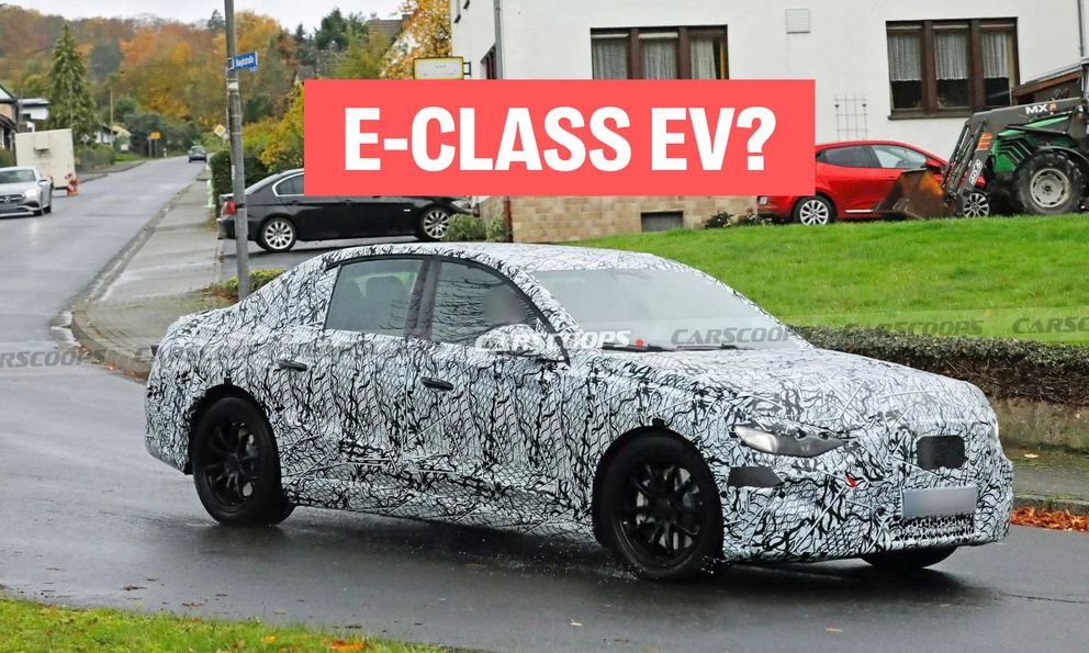 Mercedes-Benz E-Class vừa ra mắt ở Việt Nam đã lộ ảnh thế hệ mới: Động cơ thuần điện, nhiều chi tiết giống GLC EV