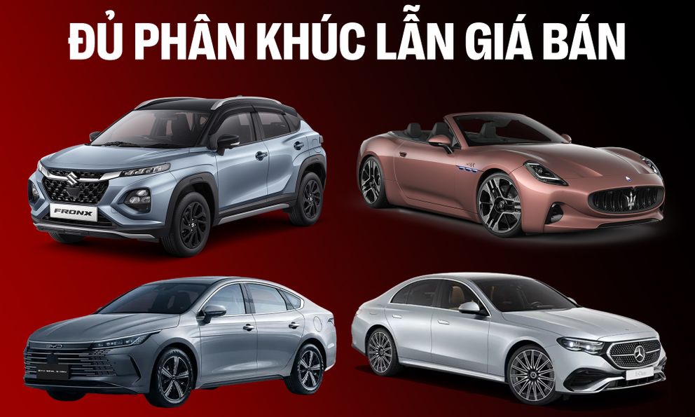 8 xe ra mắt Việt Nam tháng 10/2025: Rẻ nhất 520 triệu đồng, đắt nhất hơn 13 tỷ đồng, từ sedan đến SUV, đủ động cơ xăng điện và hybrid