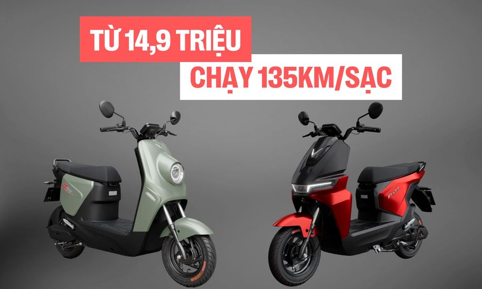 VinFast ra mắt 2 xe máy điện cho học sinh: Giá từ 14,9 triệu đồng, có pin rời, chạy tối đa 100km/sạc, tốc độ nhanh nhất 39km/h