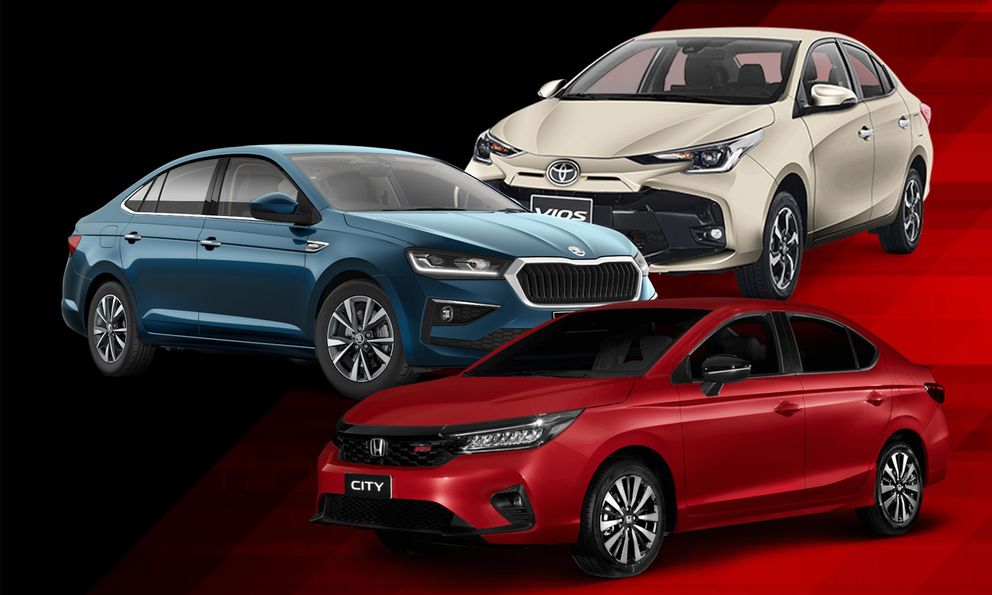 Dưới 600 triệu chọn sedan hạng B: Skoda Slavia đấu ‘xanh chín’ với Vios, City về trang bị