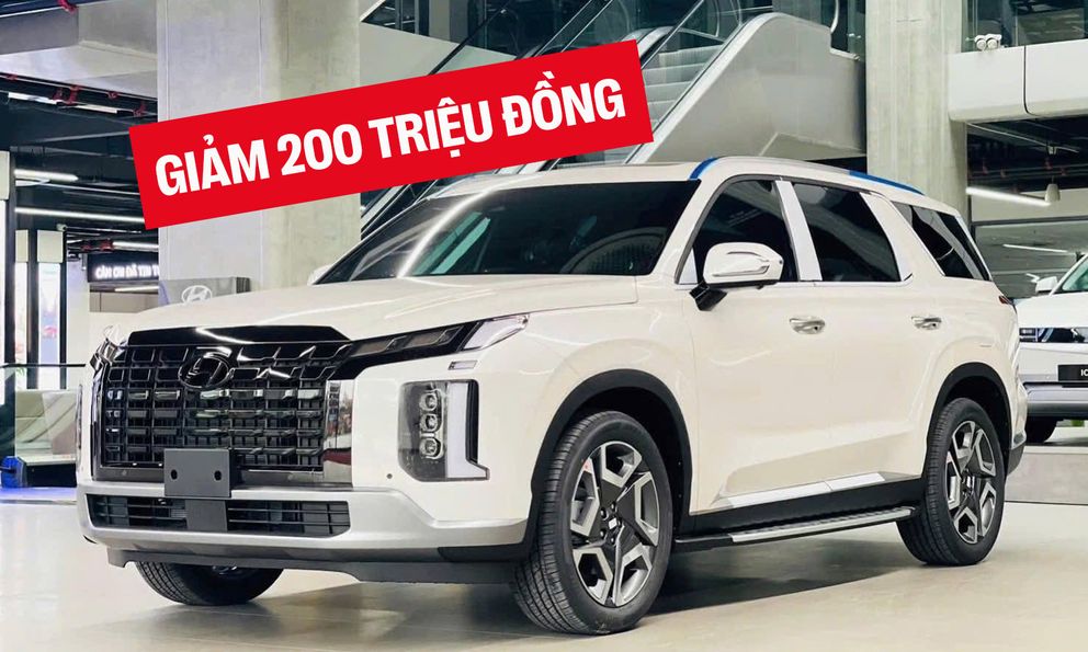 Hyundai Palisade tiếp tục ưu đãi ‘khủng’: Giảm 200 triệu tiền mặt, xuống cạnh tranh với Everest, Fortuner