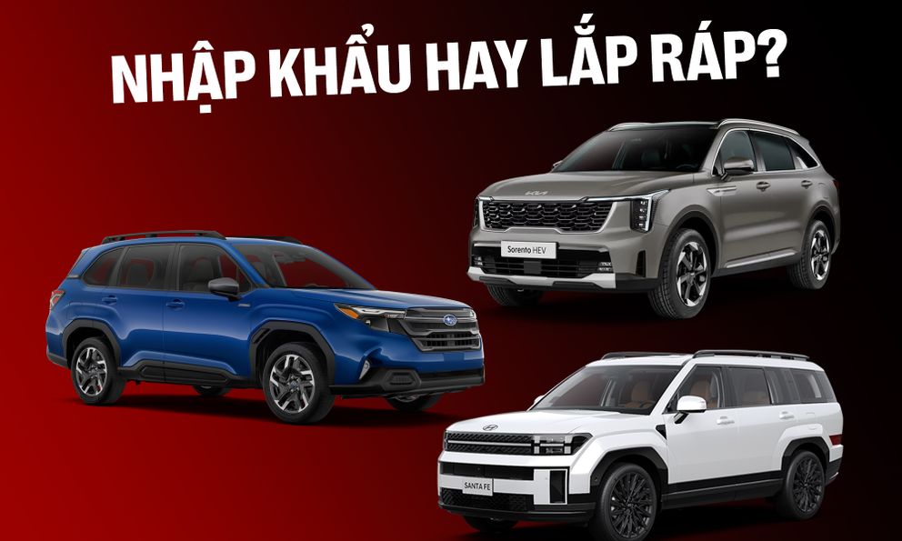 Gần 1,4 tỷ đồng, chọn bản 'full' của Subaru Forester, Hyundai Santa Fe hay Kia Sorento: Bảng so sánh này chỉ ra từng khác biệt về trang bị và thông số