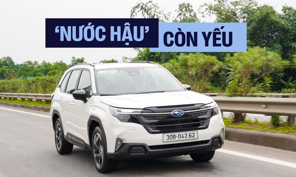 Cầm lái Subaru Forester vừa ra mắt: Động cơ mạnh hơn, tăng tốc tốt hơn nhưng ‘nước hậu’ còn yếu