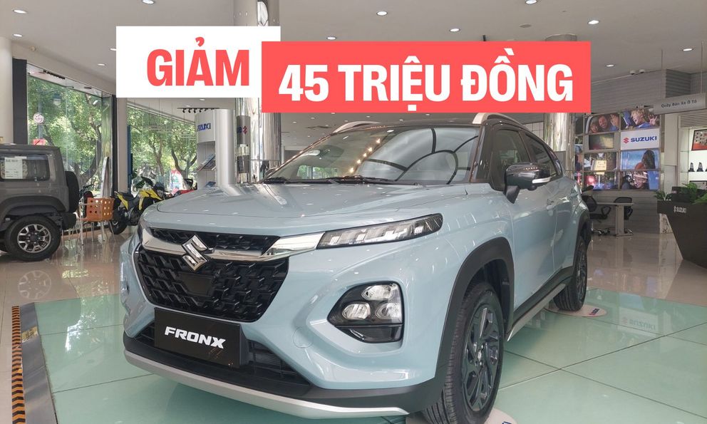 Suzuki Fronx mới ra mắt đã giảm tới 45 triệu đồng tại đại lý: Giá thực tế từ 505 triệu, ‘phả hơi nóng’ lên Raize, Sonet