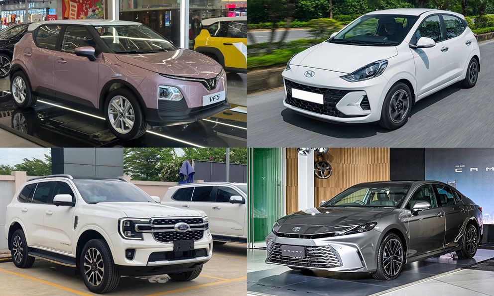 6 xe bán hơn cả các đối thủ cộng lại trong tháng 10: Camry chiếm gần 90% phân khúc, riêng Ford góp hẳn 2 mẫu