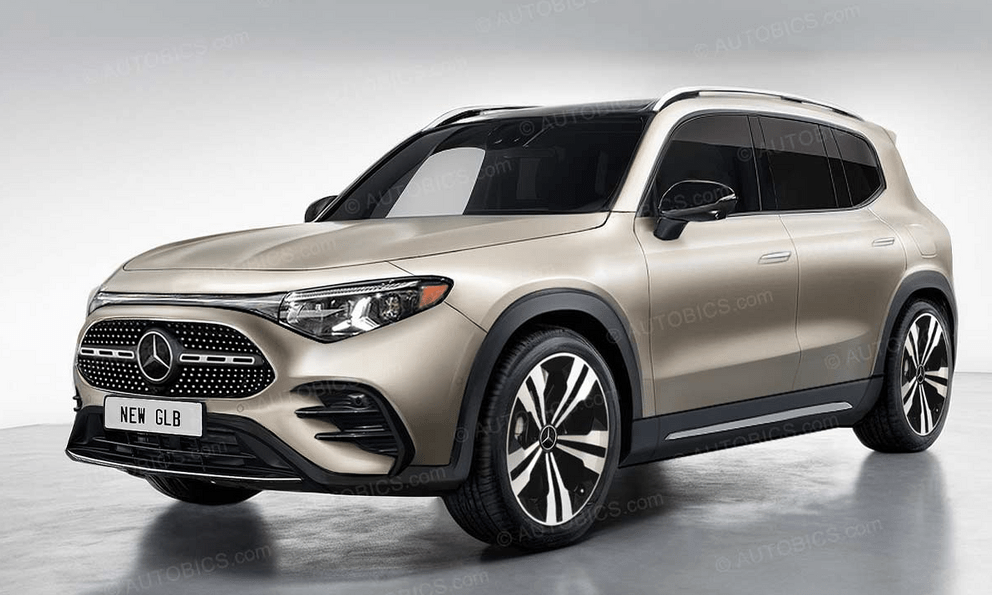 Mercedes-Benz GLB đời mới lộ diện ngoại thất rõ nét hơn: Tay nắm cửa ẩn, đèn trước như GLC, đuôi cũng lột xác