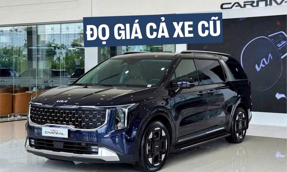 Kia Carnival giảm giá tới 100 triệu tại đại lý, giá thực tế chỉ ngang xe đã qua sử dụng