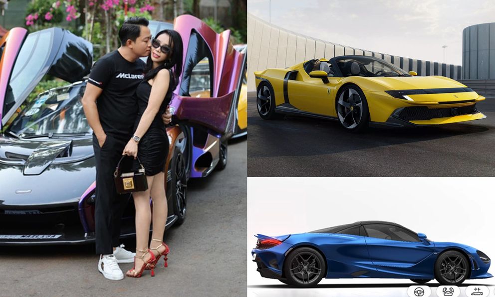 Hai mẫu siêu xe chưa kịp về với Hoàng Kim Khánh: Lỡ hẹn với Ferrari 849 Testarossa và McLaren 750S màu xanh đầu tiên tại Việt Nam