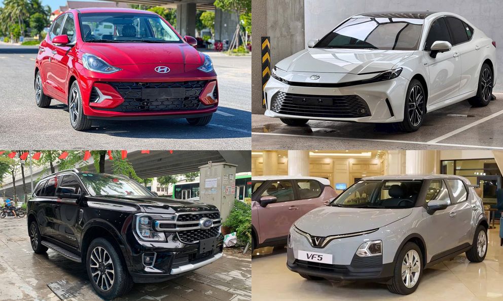 Chưa hết 2025 nhưng loạt xe này chắc suất bán chạy nhất phân khúc: 2 xe Ford, 1 xe Toyota, 1 xe VinFast không thể hạ bệ