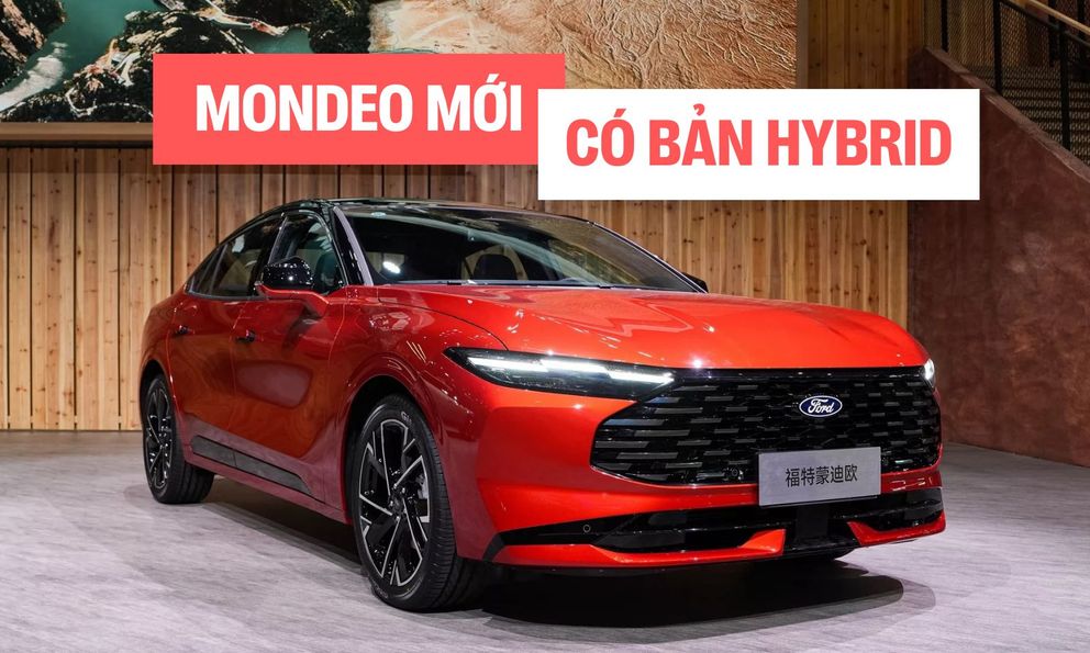 Ford làm mới mẫu sedan từng đấu Camry tại Việt Nam: Đầu gần giống Territory, màn hình siêu lớn bao trọn táp-lô, máy xăng và hybrid
