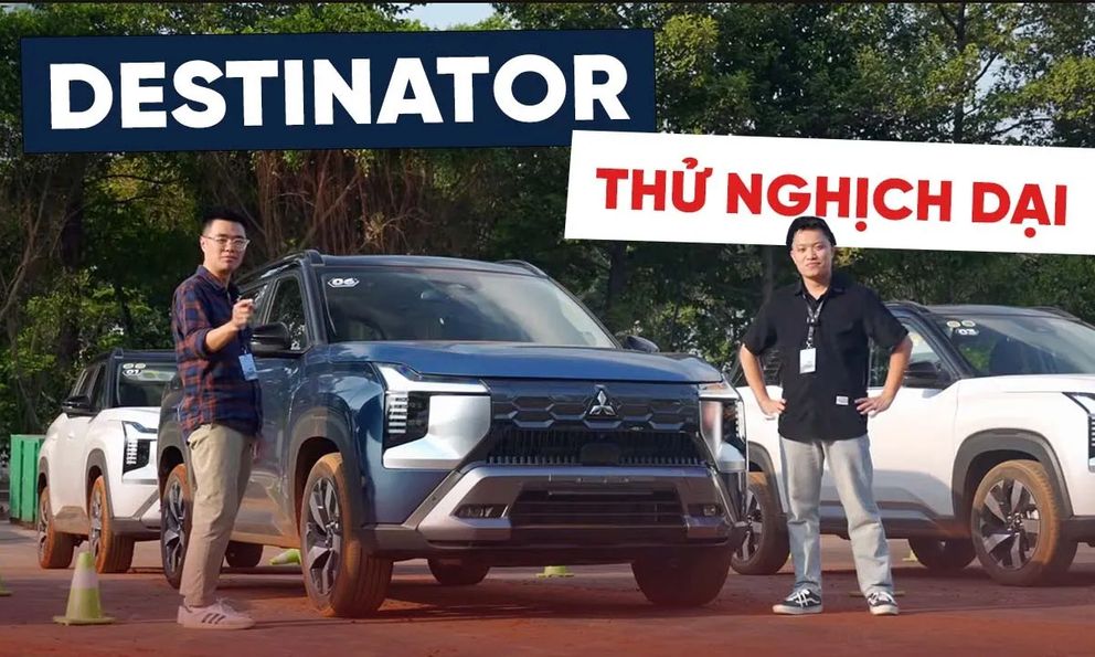 Cầm lái Mitsubishi Destinator: 6 bài sa hình ‘khét lẹt’ này biết luôn xe cầu trước 1.5L 7 chỗ thật sự sẽ thế nào!