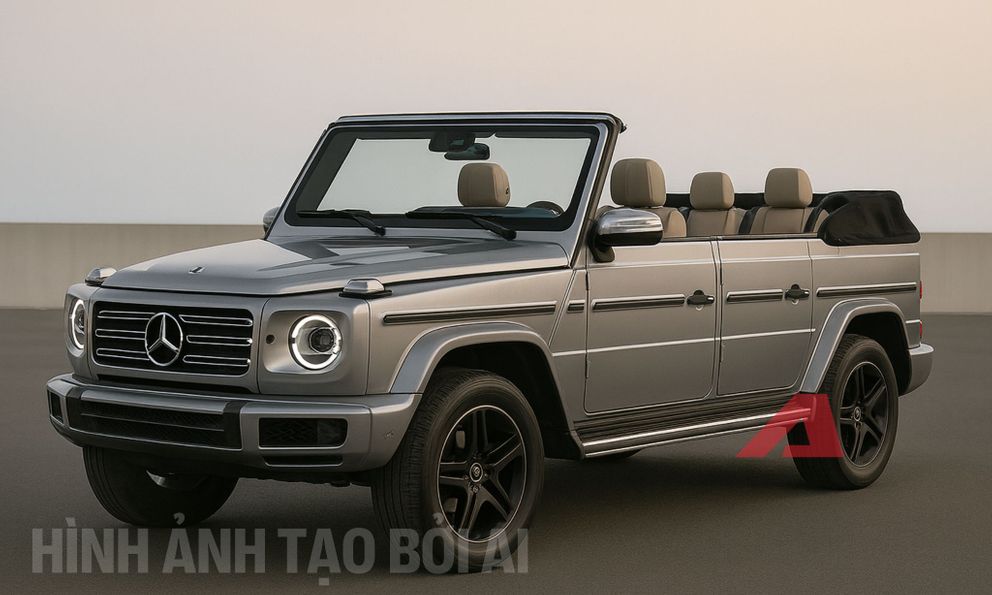 Mercedes-Benz G-Class mui trần sắp trở lại: Vẫn giữ thiết kế vuông vức, có thể không phải thuần điện, dễ thành hàng độc khi về Việt Nam