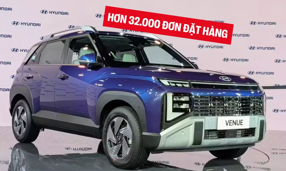 Hyundai Venue 2025 gây 'sốc': Mỗi ngày có gần 1.000 khách đặt cọc, bằng 5 tháng bán tại Việt Nam