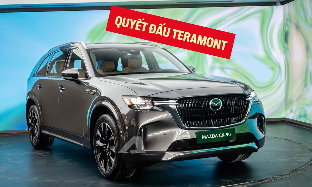 Mazda CX-90 chốt ra mắt Việt Nam tháng 4/2026: 2 tùy chọn động cơ, có bản PHEV đi 42km không cần xăng, mâm 21 inch, đối đầu VW Teramont