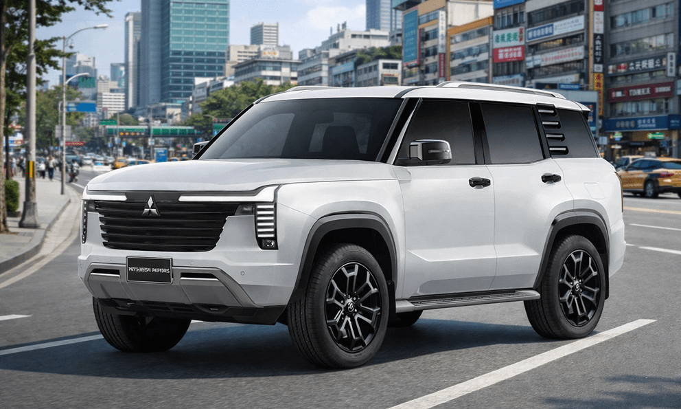 Mitsubishi tung video 'thả thính' SUV lạ: Dáng của Pajero, đèn như Xforce, sẽ đấu Land Cruiser Prado