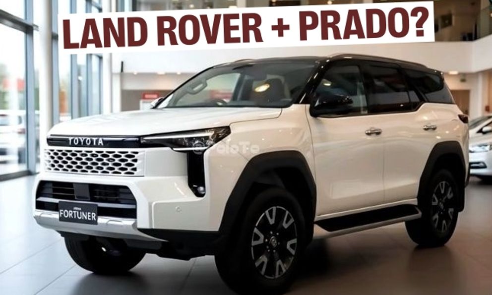 Đây có thể là Toyota Fortuner thế hệ mới: Có chi tiết như Land Rover, Prado, máy dầu hybrid cho sức mạnh hơn 200 mã lực