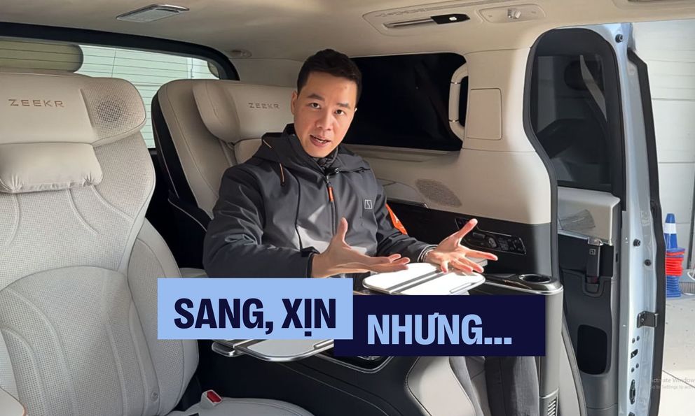 Thử làm ‘Chủ tịch’ trên ghế Zeekr 009 sắp về Việt Nam: Có chi tiết không ngờ tới!