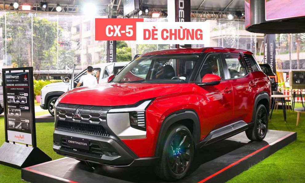 Bán vượt một loạt đối thủ, Mitsubishi Destinator đe dọa ngôi vương của Mazda CX-5 ngay sau 1 tháng mở bán tại Việt Nam