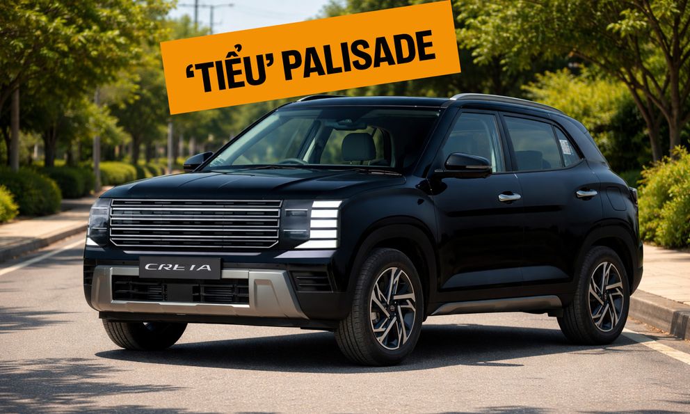 Hyundai Creta đời mới lộ diện trên đường với dáng góc cạnh hơn rõ rệt cùng kích thước lớn hơn