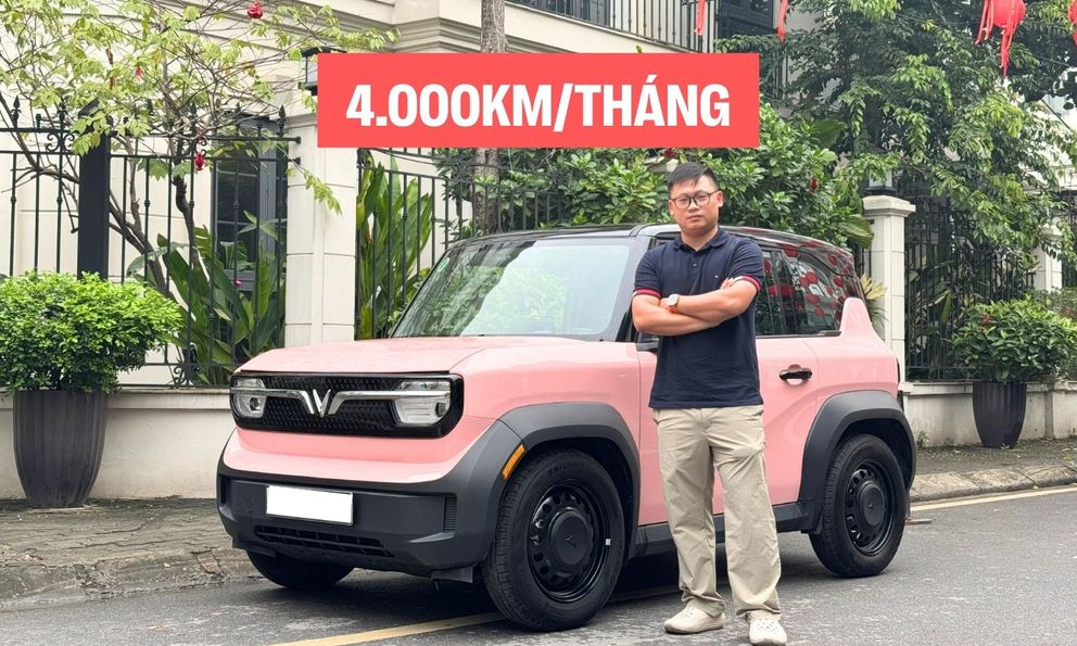 Chạy 4.000km/tháng, chủ xe VinFast VF 3: ‘Xe điện giờ tiện như xe xăng, đã thử cung Hà Nội-Huế ngon lành’