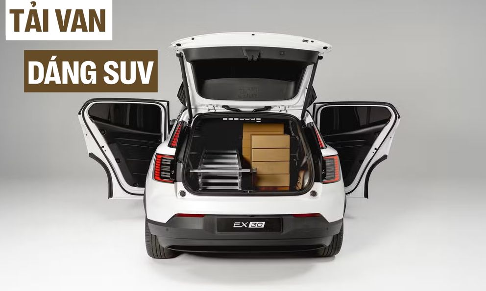 Volvo bất ngờ biến SUV điện thành xe tải van 423 mã lực, mạnh ngang xe thể thao, nhưng khoang hàng chỉ bằng nửa Su cóc