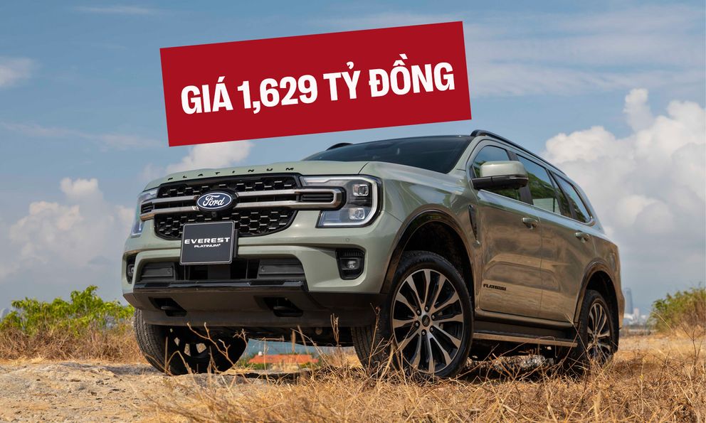 Ford Everest 2026 thêm bản Platinum+: Giá 1,629 tỷ đồng, dùng động cơ 2.3L mạnh 300 mã lực, quyết giữ ngôi vương SUV 7 chỗ tại Việt Nam