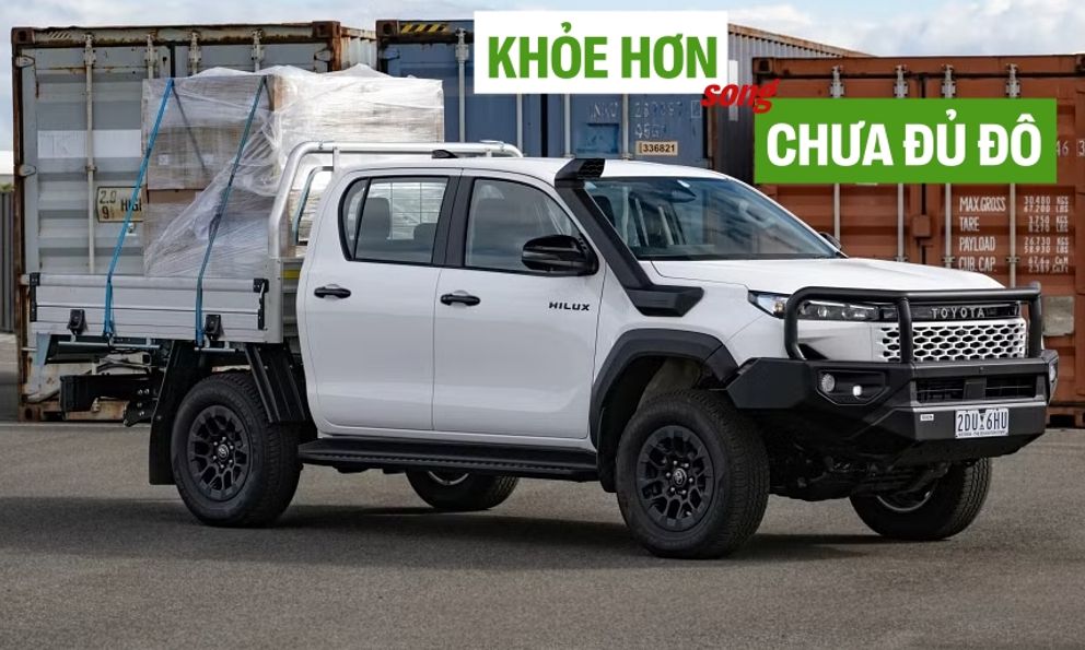 Toyota Hilux thêm bản 'nặng đô' đấu Ford Ranger Super Duty, nhưng có một điểm trừ