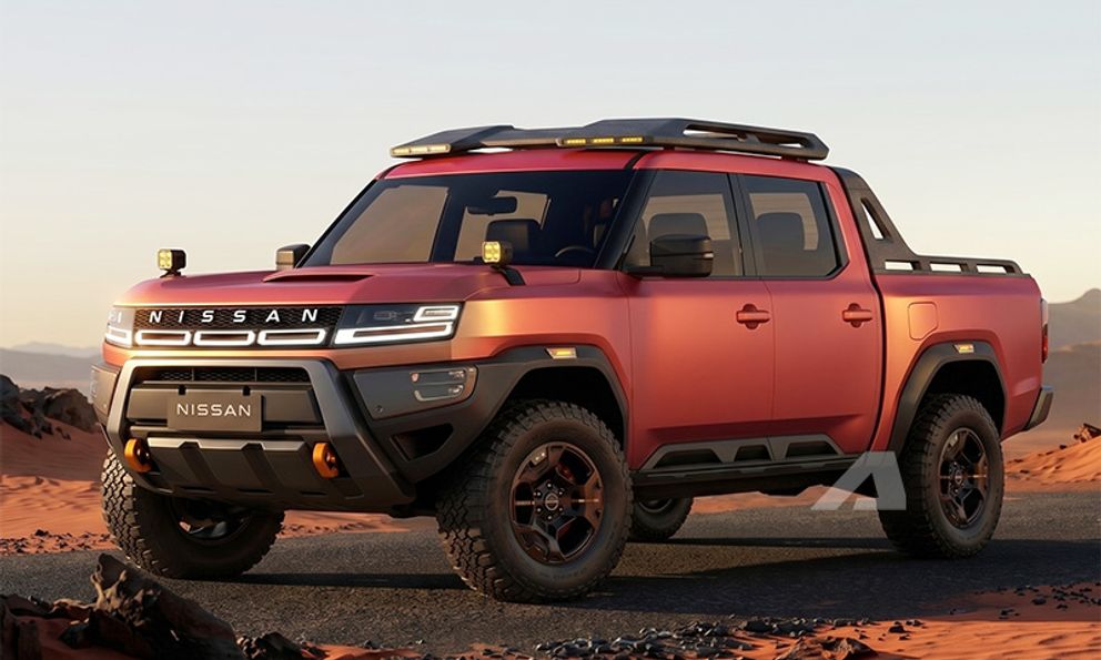 Nissan chốt kết hợp Mitsubishi làm bán tải cạnh tranh Ford Ranger với khung gầm hoàn toàn mới