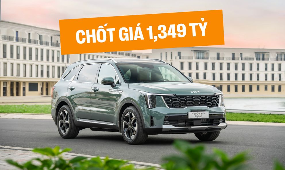 Kia Sorento HEV định giá từ 1,349 tỷ ở Việt Nam: Vẫn rẻ hơn bản máy dầu, mua sớm giảm thêm 30 triệu, bổ sung công nghệ an toàn