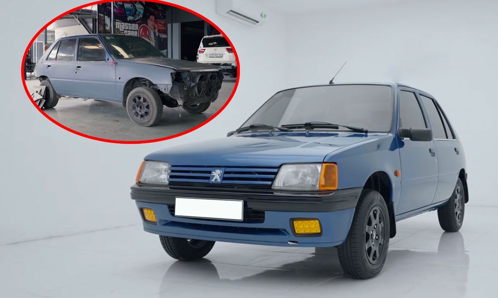 Thợ Việt hồi sinh Peugeot 205 hàng hiếm từ sắt rỉ thành long lanh: Mất một năm thực hiện, thay một loạt chi tiết từ ngoài vào trong