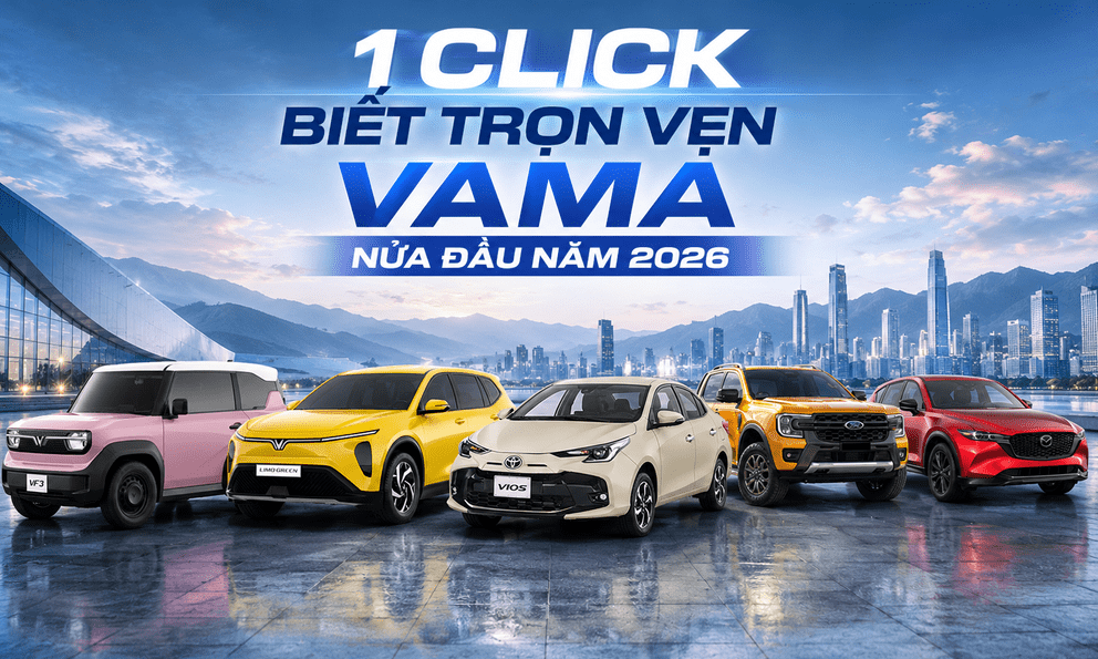 10 xe bán chạy nhất Việt Nam nửa đầu 2026: Yaris Cross nhất xăng dầu, sedan và xe Hàn vắng bóng, nửa đầu toàn xe điện