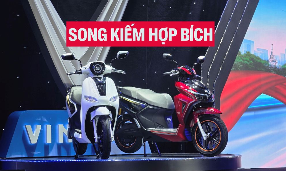 VinFast ra mắt bộ đôi Kinet và Kyo: Cốp rộng hơn SH Mode, Smart Key, chạy tới 160km/sạc, có thể đổi pin